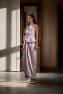 Rosy Radiance One-Shoulder Elegance Gown - Glamorous Evening Wear for Special Occasions