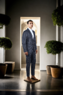 Monochrome Straight Line 2-Piece Suit
