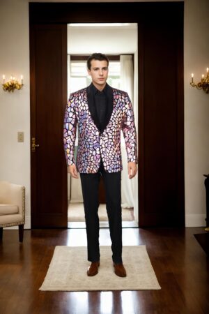 Luxurious Viny Top-Tier Black Velvet Blazer with Shawl Collar, Full Sleeves & Long Length ? Perfect for Formal & Evening Events