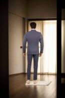 Sophisticated Charcoal Grey Notch Lapel Suit Set - Perfect for Weddings & Formal Occasions