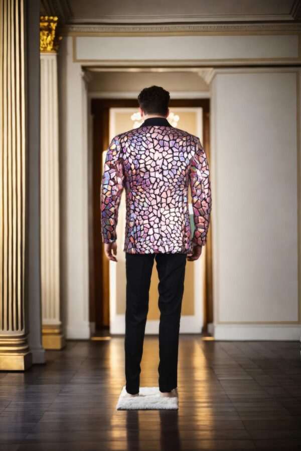 Luxurious Viny Top-Tier Black Velvet Blazer with Shawl Collar, Full Sleeves & Long Length ? Perfect for Formal & Evening Events - Image 3