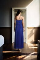 Long Chiffon Sweetheart Bridesmaid Dress with Pleats & Spaghetti Straps - Elegant Evening Gown