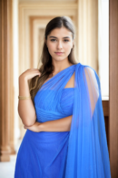 Blue Azure Twilight Gown - Perfect for Evening Glam & Formal Celebrations