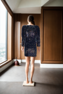 Black Sequin Short Party Wear Jacket - Chic and Glamorous Evening Layer