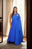 Blue Azure Twilight Gown - Perfect for Evening Glam & Formal Celebrations