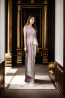 Rosy Radiance One-Shoulder Elegance Gown - Glamorous Evening Wear for Special Occasions