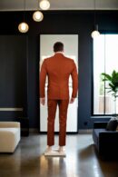 Elegant Cocoa Brown 3-Piece Suit - Perfect for Formal Events & Weddings