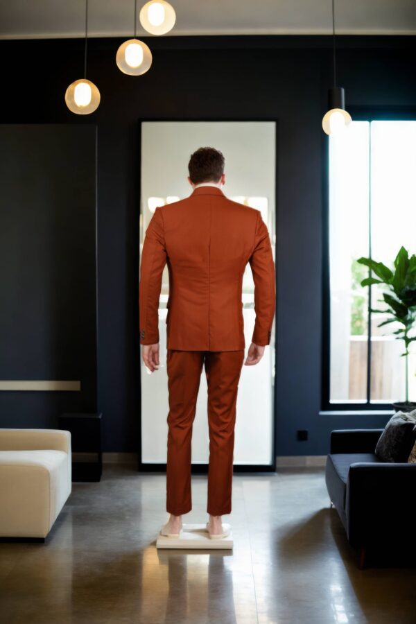 Elegant Cocoa Brown 3-Piece Suit - Perfect for Formal Events & Weddings - Image 2